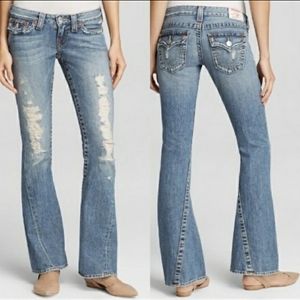 True Religion Distressed Jean "Joey" - Size 25